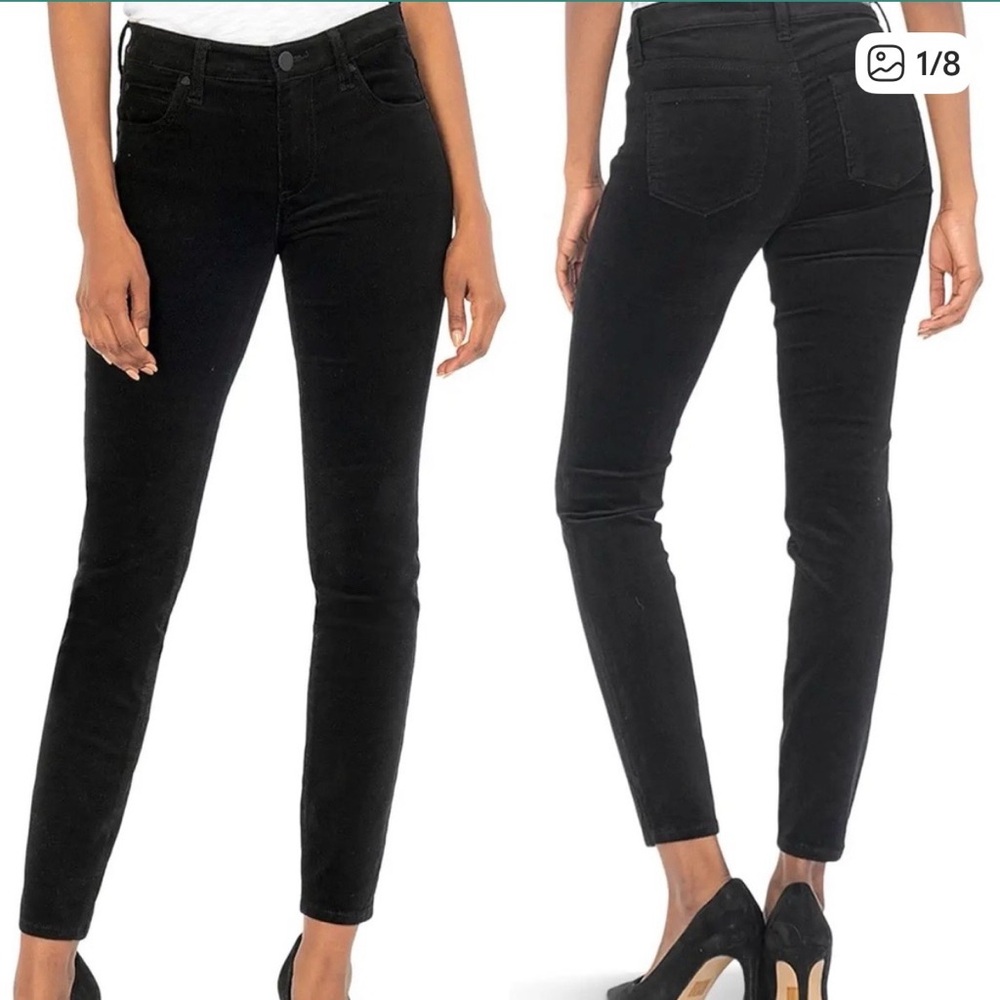 KUT‎ from the Kloth Womens Black Diana Skinny Pants Size 10.